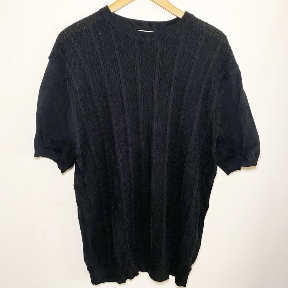Men’s LaVané Black Knit Sweater